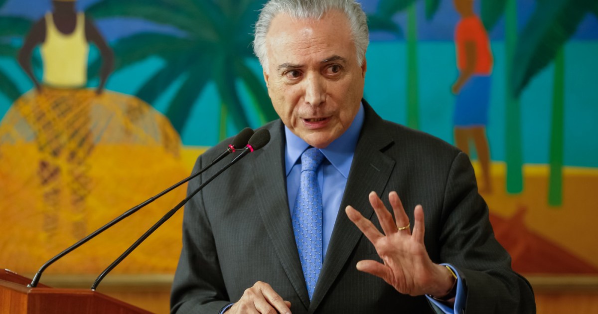 Temer diz ter aconselhado Moraes a procurar diálogo com Mendonça