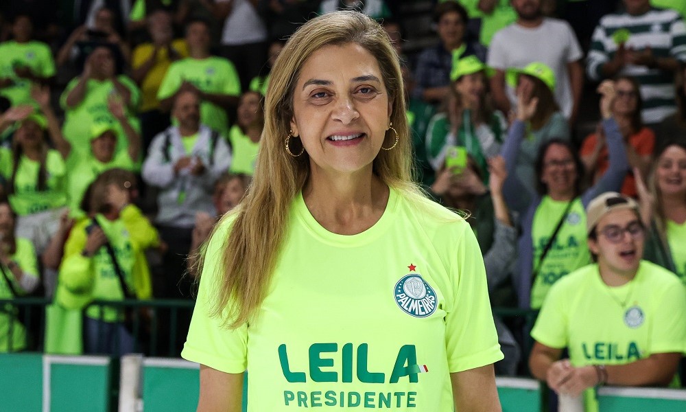 Leila Pereira é reeleita presidente do Palmeiras até 2027