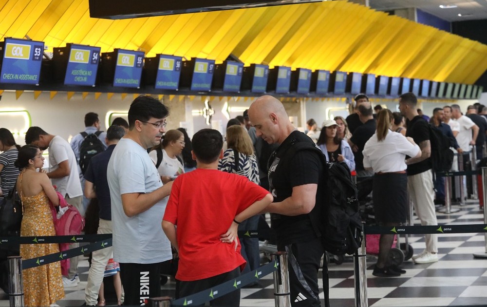 Aeroporto de Congonhas cancela voos após chuvas fortes atingirem SP - Foto