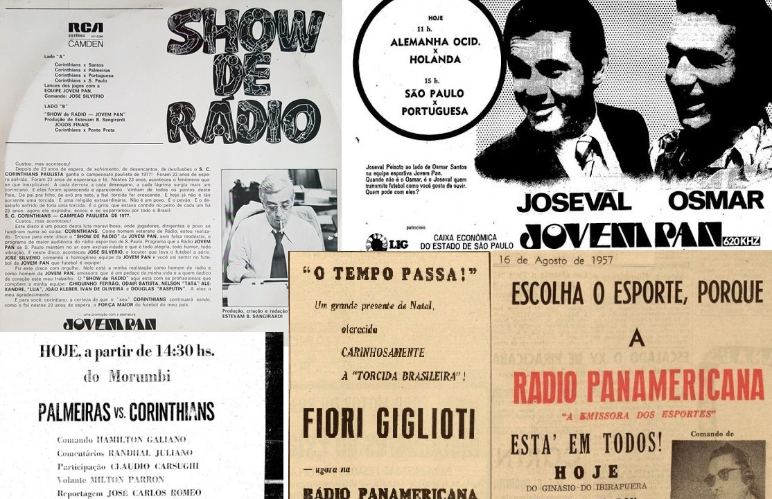 Gravações históricas do arquivo da Jovem Pan rememoram a ‘Emissora dos Esportes’