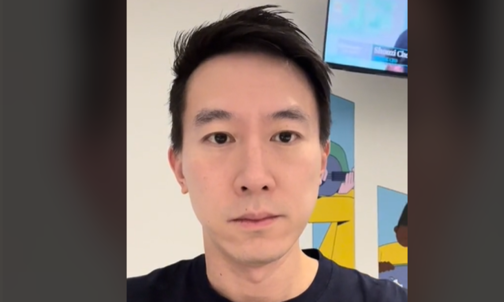 Shou Zi Chew é CEO do TikTok