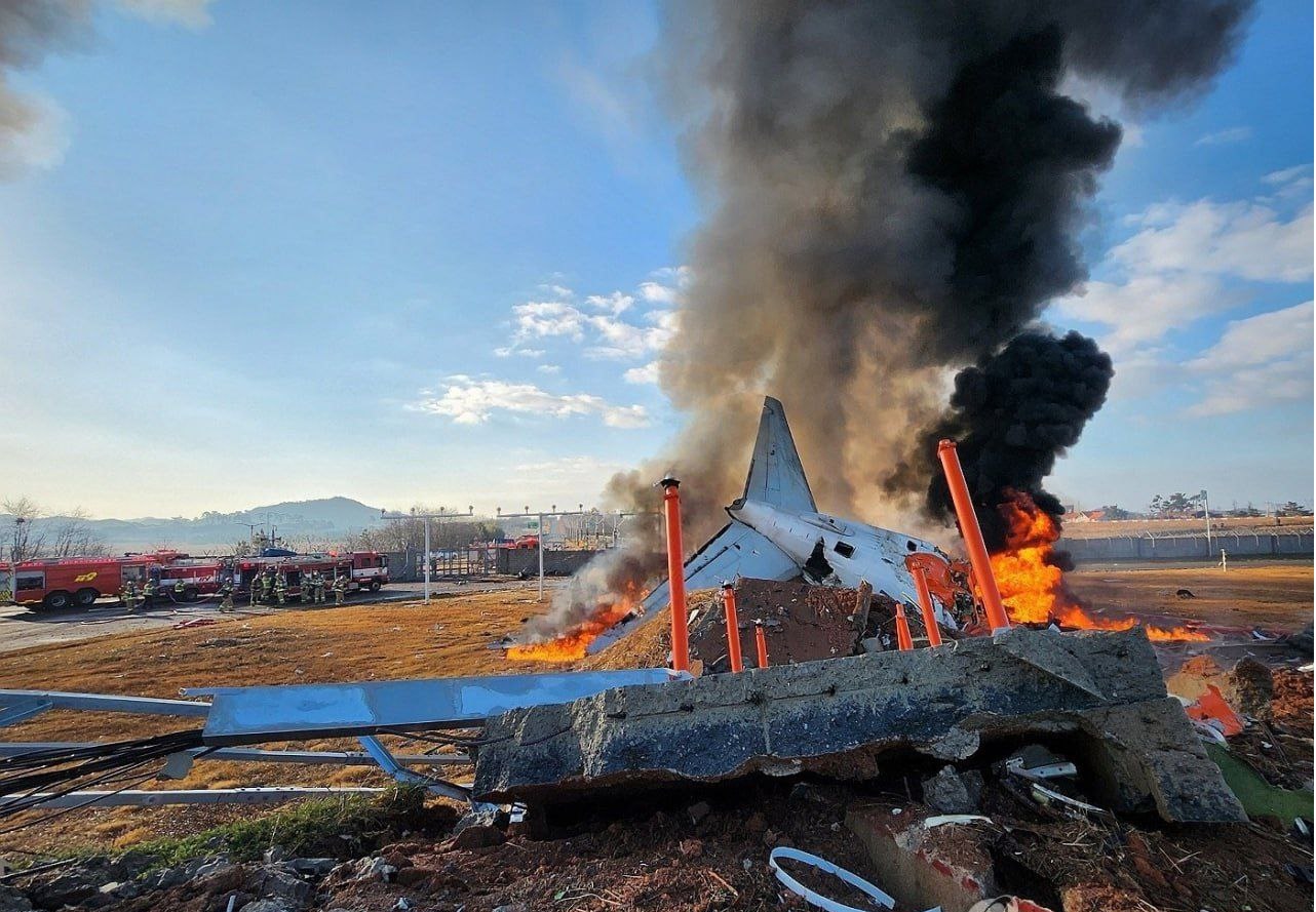 Coreia do Sul lança inspeção no Boeing 737-800 após o pior desastre aéreo de sua história
