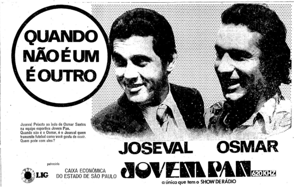 O 'Jornal de Esportes' da Jovem Pan virou referência e inovou o noticiário do segmento no rádio nos anos 70