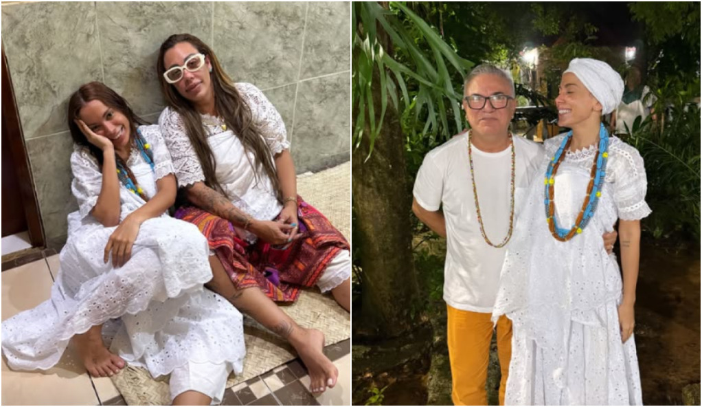 Anitta perde 100 mil seguidores após publicar fotos em terreiro de candomblé