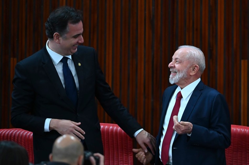Presidente Lula e Rodrigo Pacheco Presidente do Senado
