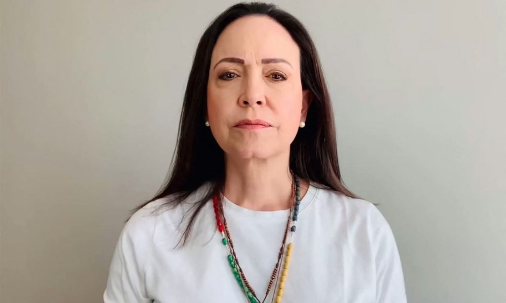 María Corina Machado se distancia de negociações entre oposição e governo venezuelano​‌​