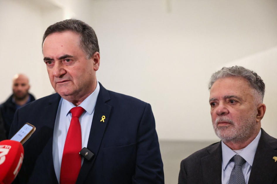 Embaixador israelense Katz e embaixador brasileiro Frederico Meyer