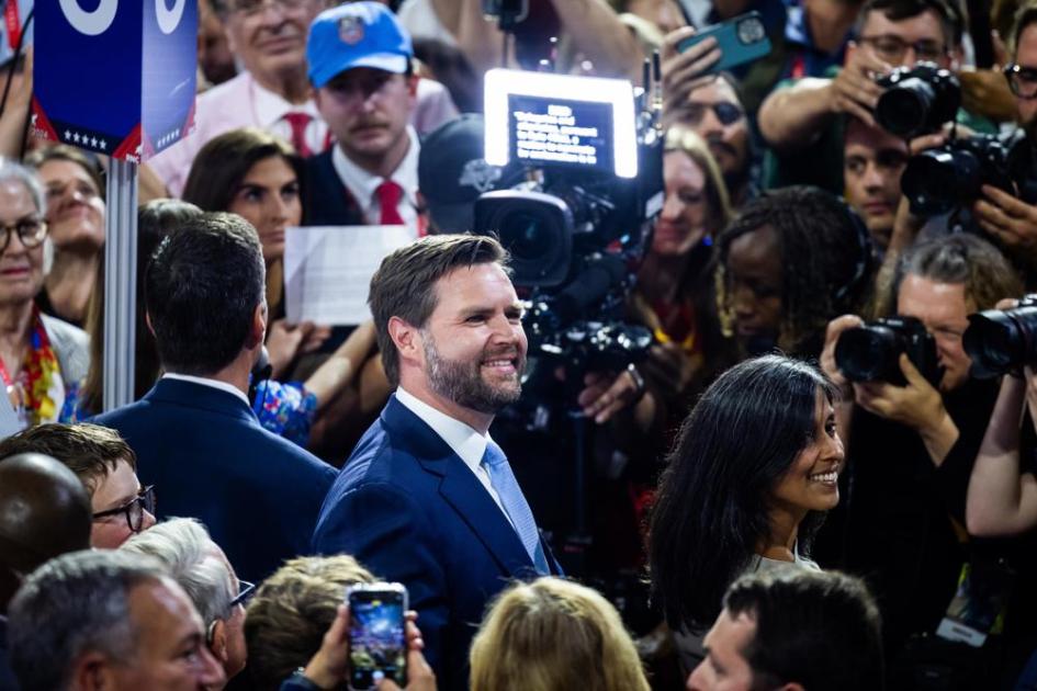 JD Vance é anunciado vice de Trump