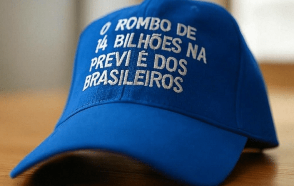 Flávio Bolsonaro posta boné com a frase ‘rombo é dos brasileiros’ para ironizar prejuízo da Previ