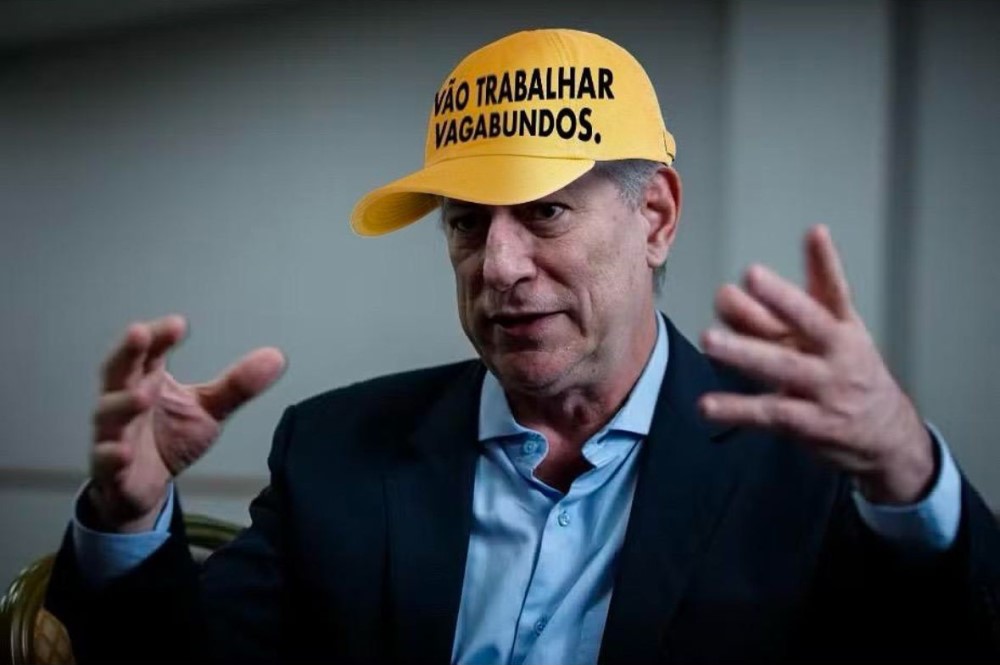 Ciro Gomes entra na ‘guerra dos bonés’ e lança modelo próprio: ‘Vão trabalhar, vagabundos’