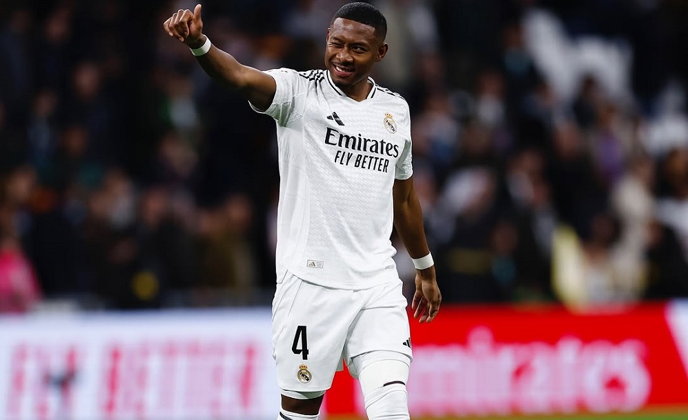 Alaba volta a se lesionar e desfalca Real Madrid em mês decisivo