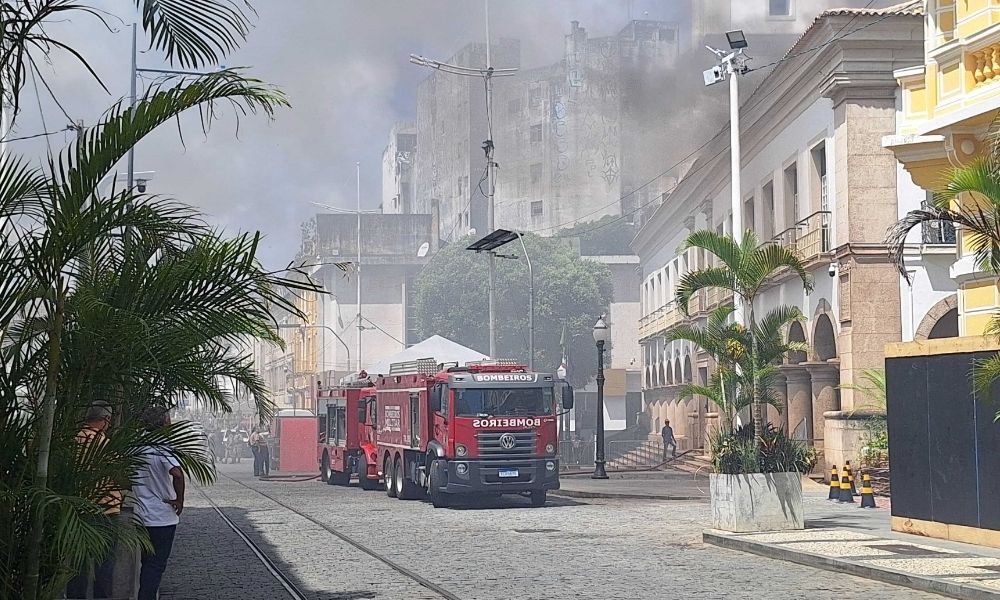 incêndio camara municipal de salvador