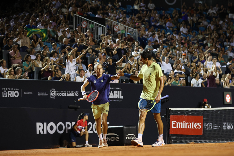 Matos/Melo vencem Martinez/Munar 6/2 7/5 e são os grandes campeões do Rio Open 2025