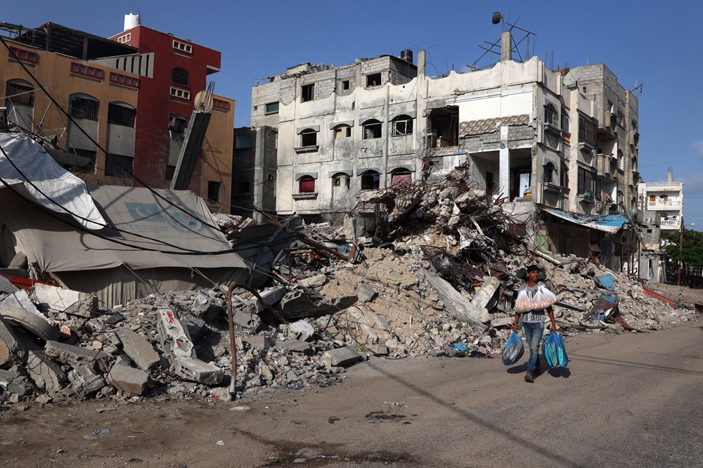 Exército israelense exige que palestinos deixem Rafah, no sul da Faixa de Gaza