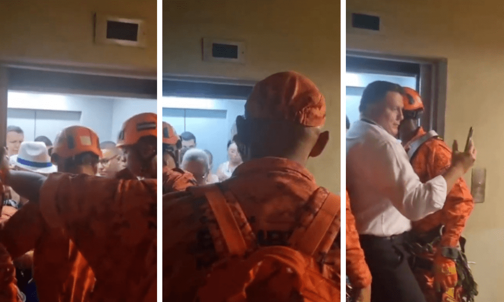 Corpo de Bombeiros resgata 11 pessoas presas em elevador durante desfiles no Rio