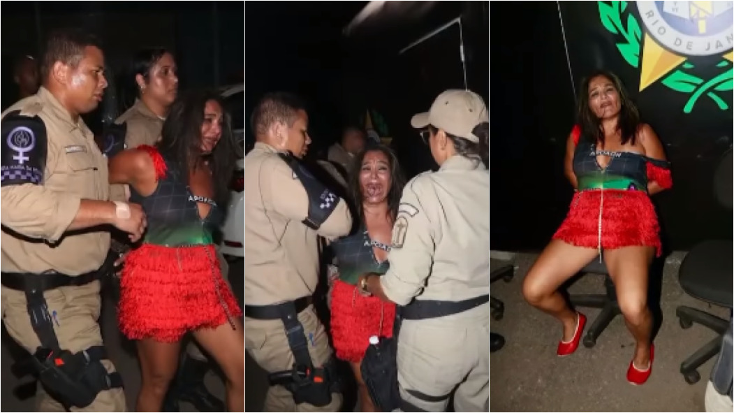 Mulher é detida após morder pessoas em camarote no sambódromo do Rio