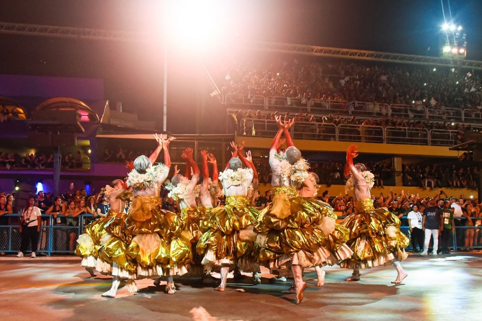 Beija-Flor de Nilópolis do Grupo Especial do carnaval do Rio de Janeiro desfilou nesta Segunda Feira, dia (03)