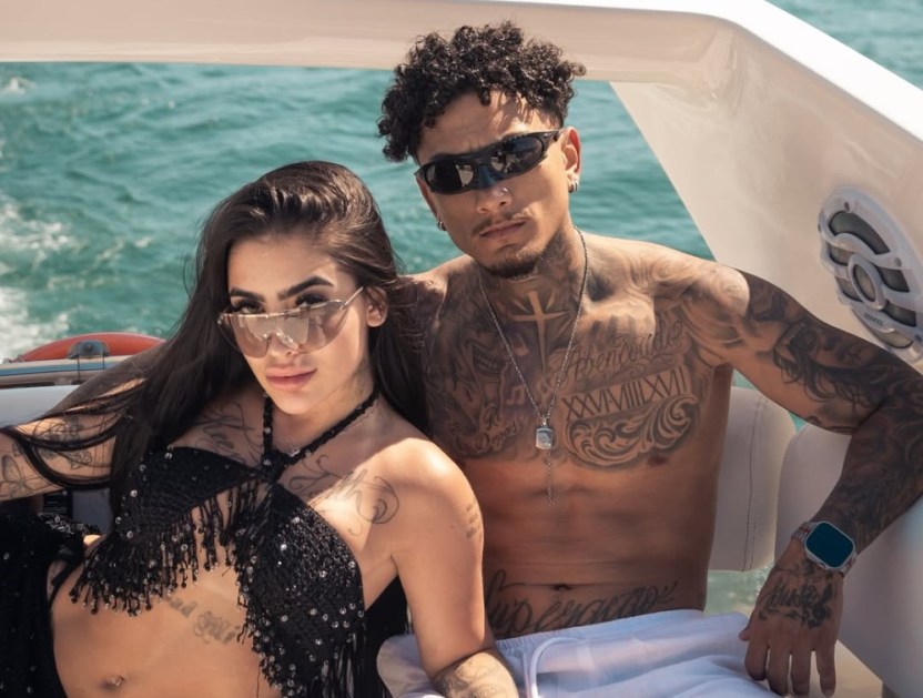 MC Mirella e o marido Dynho Alves