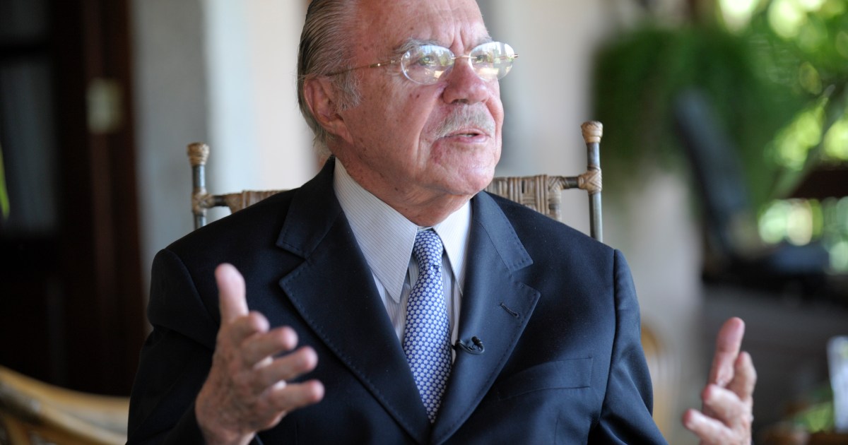 Ex-presidente José Sarney é internado com quadro de pneumonia no Maranhão