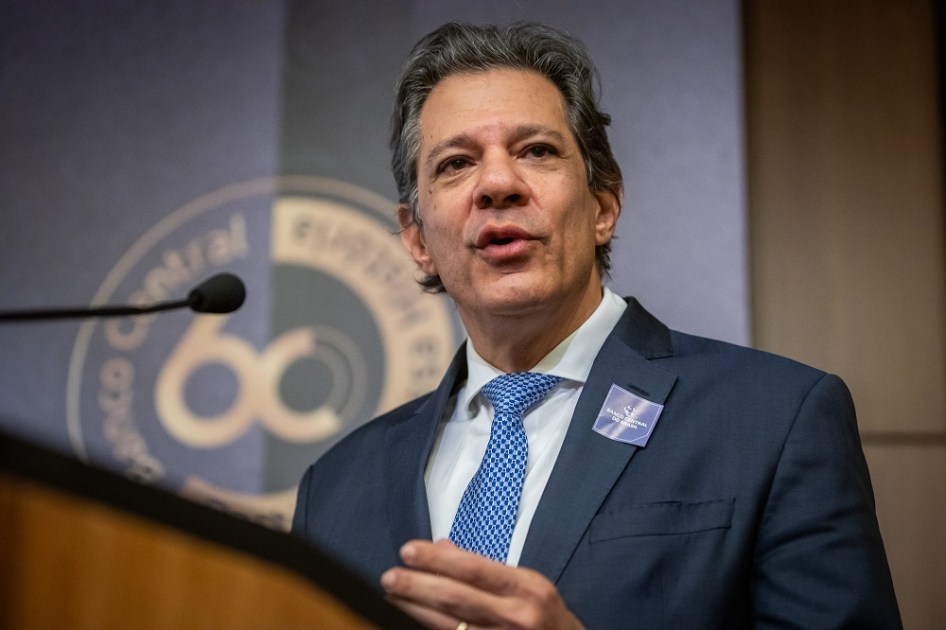 O ministro da Fazenda, Fernando Haddad