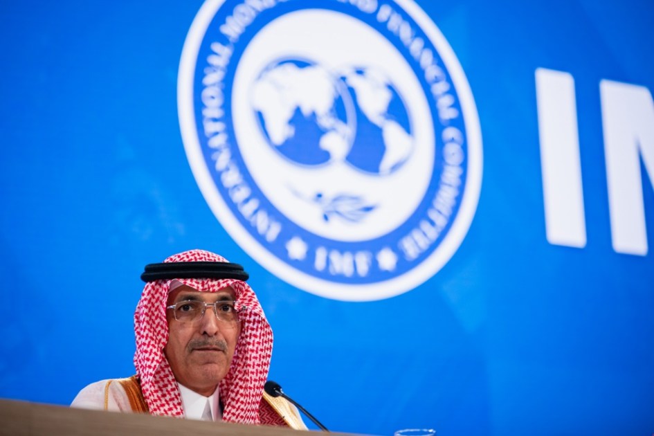Mohammed Aljadaan nas Reuniões de Primavera de 2025 do Fundo Monetário Internacional e do Grupo Banco Mundial