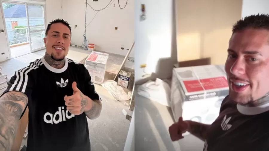 MC Daniel exibe luxuoso vaso sanitário de R$ 18 mil em reforma do quarto
