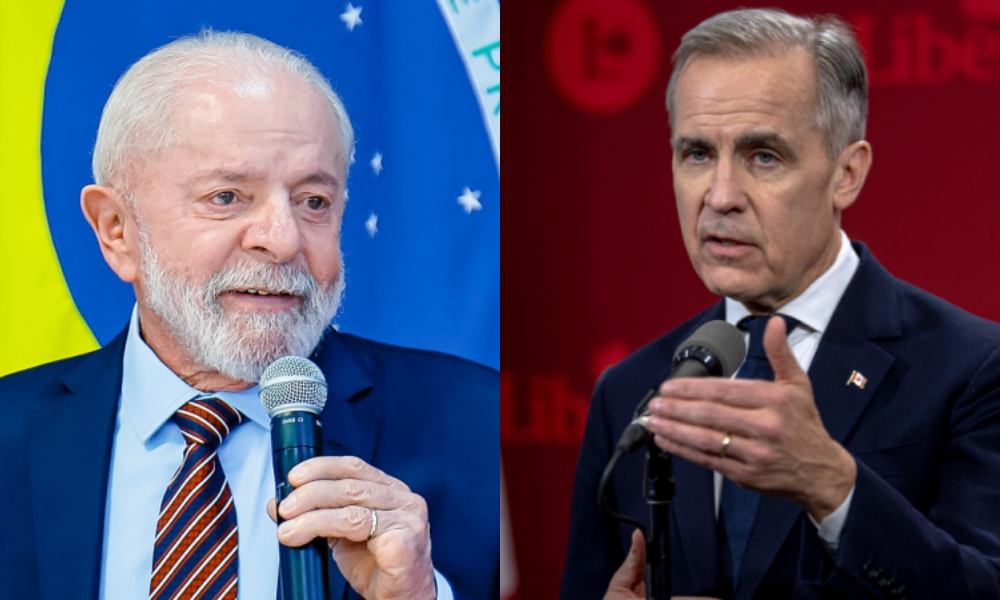 Lula parabeniza Mark Carney, novo primeiro-ministro canadense, pela vitória do Partido Liberal nas eleições