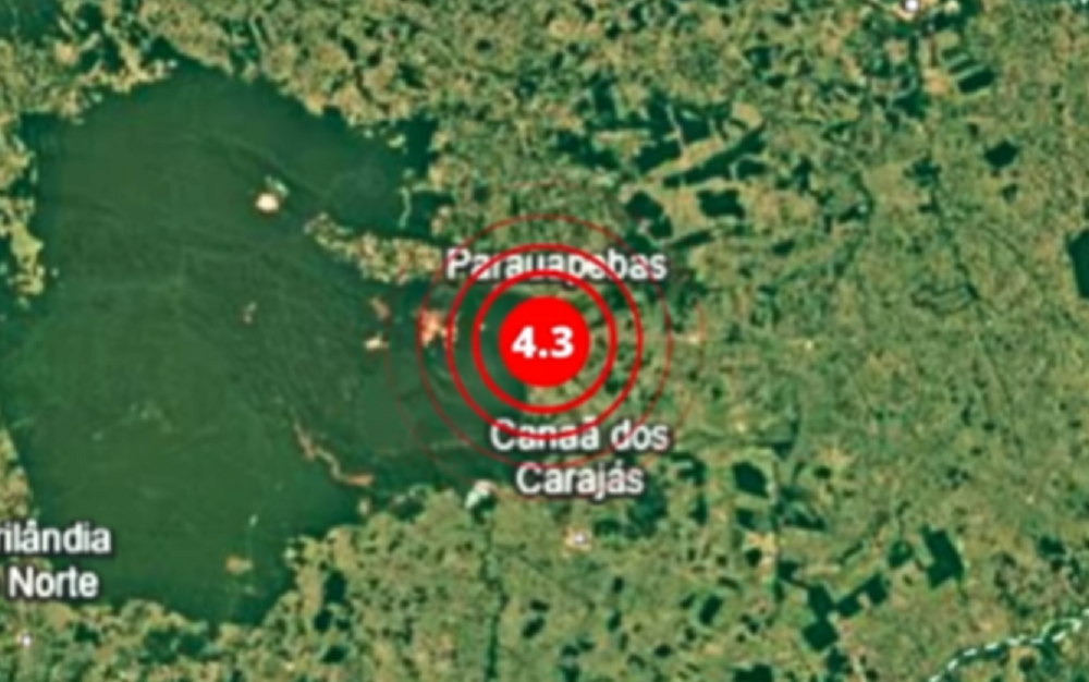 Tremor de terra de magnitude 4,3 é registrado no Pará