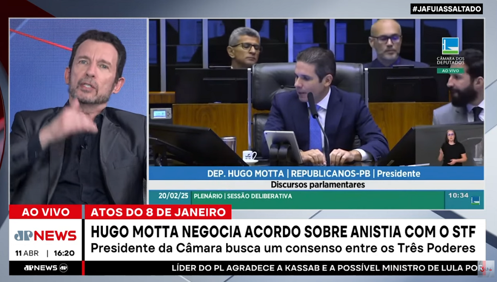 Gustavo Segré opina sobre o PL da Anistia durante o 3 em 1 desta sexta (11)