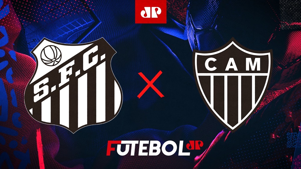 Confira como foi a transmissão da Jovem Pan do jogo entre Santos e Atlético-MG