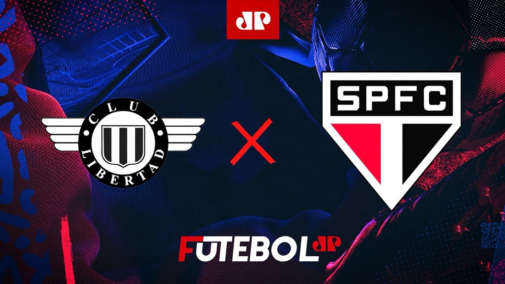 Confira como a transmissão da Jovem Pan do jogo entre Libertad (PAR) e São Paulo
