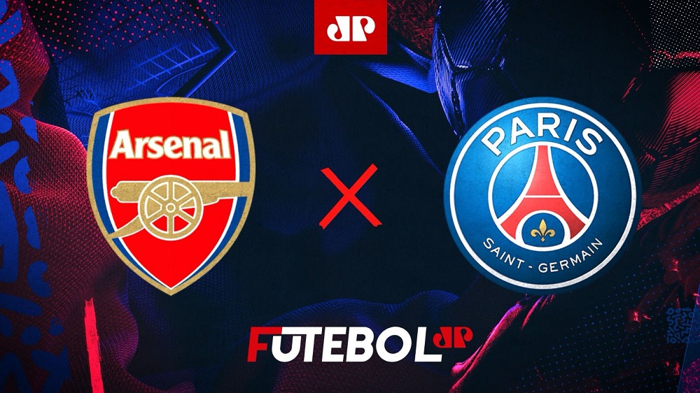 Arsenal x PSG: confira a transmissão da Jovem Pan ao vivo
