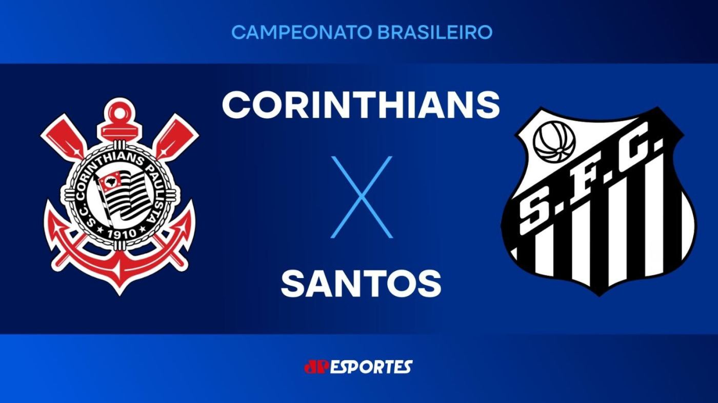 Confira a transmissão da Jovem Pan do jogo entre Corinthians x Santos