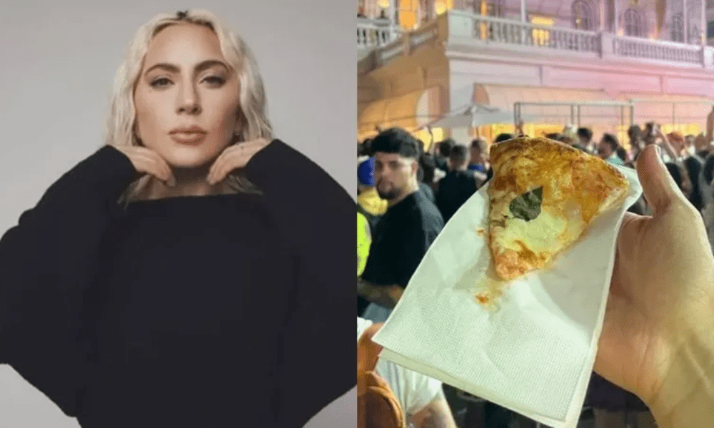 Lady Gaga distribui pizzas para fãs na porta do Copacabana Palace