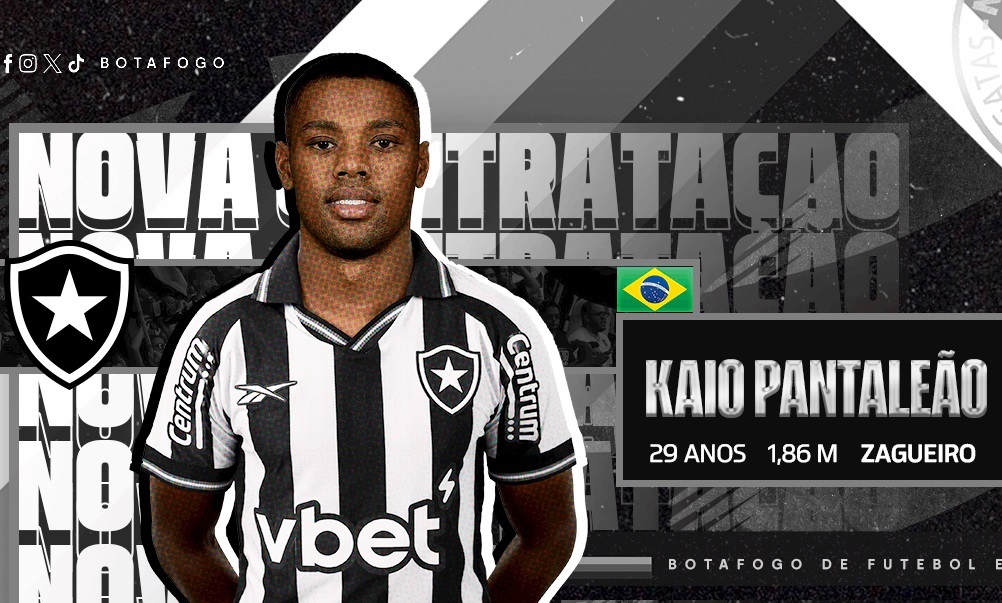 Botafogo oficializa a contratação de Kaio Pantaleão para o Mundial de Clubes