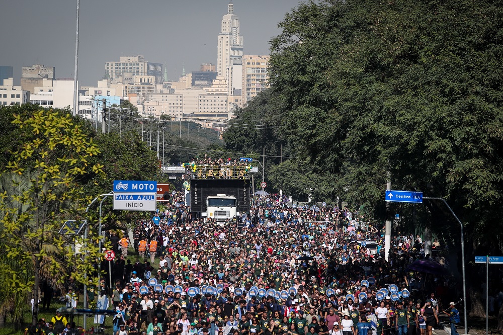 Lula envia mensagem à Marcha para Jesus e destaca compromisso com liberdade religiosa