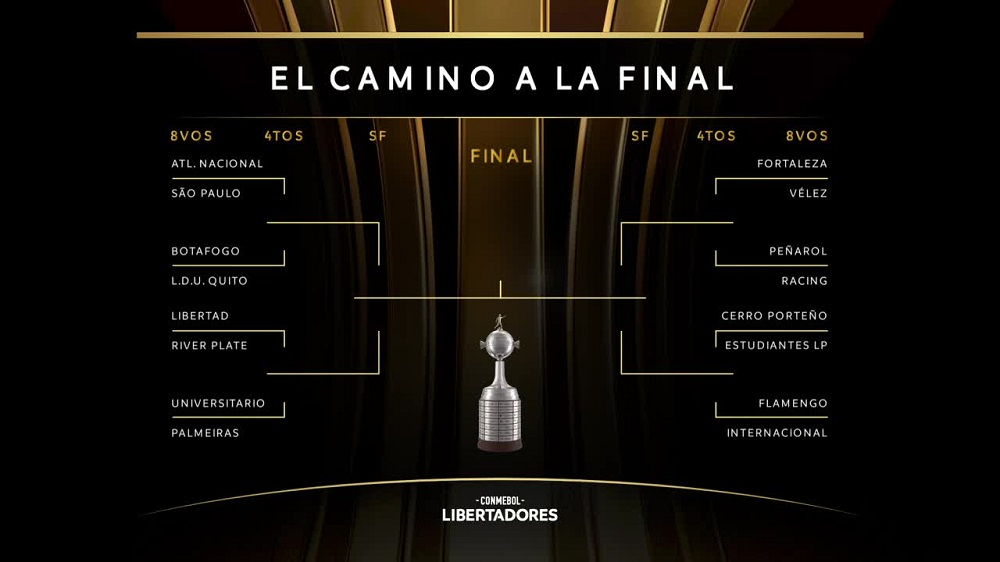 Libertadores terá Flamengo x Inter, Palmeiras x Universitario e Atlético Nacional x São Paulo