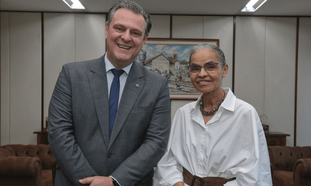 Carlos Fávaro e Marina Silva