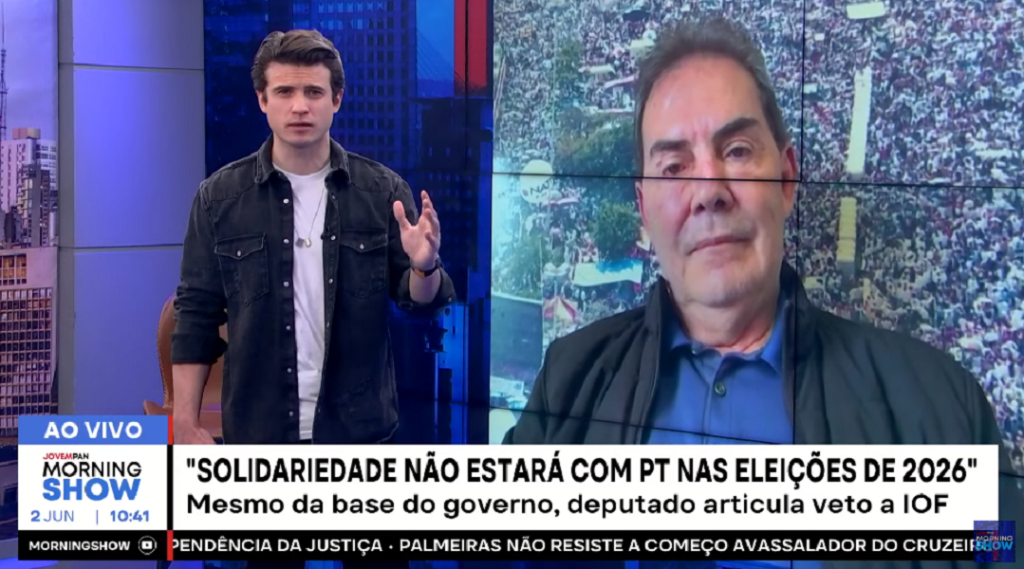 Paulinho da Força diz que ‘não há possibilidade’ de apoiar Lula nas eleições de 2026 e faz aceno a Tarcísio