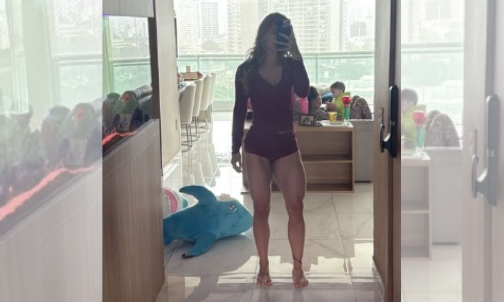 Virginia exibe corpo musculoso, mas confessa: ‘Vou pular o treino’