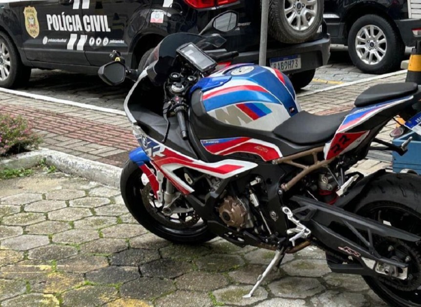 Moto apreendida