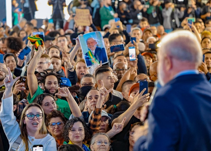Lula durante cerimônia do Novo PAC em Osasco, na Grande São Paulo