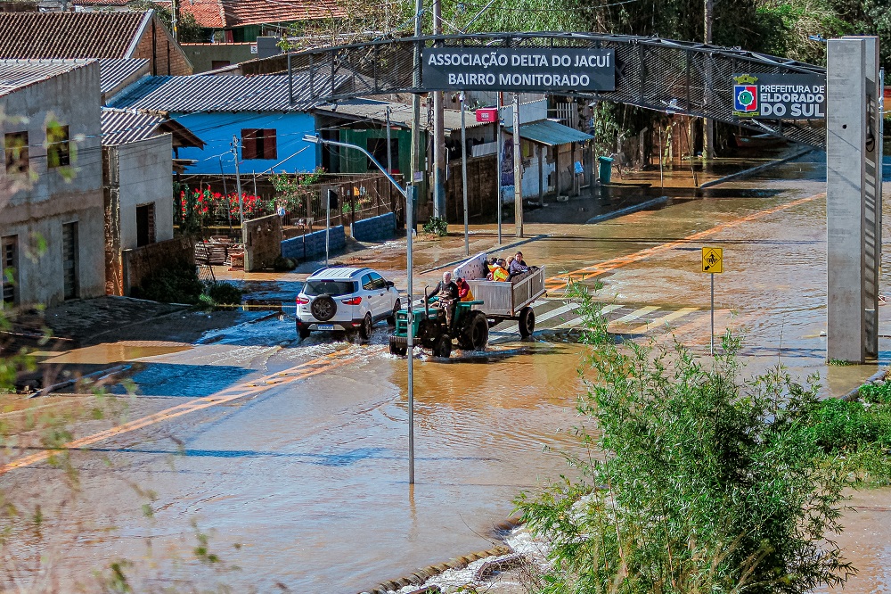 Região Sul entra em alerta para chuva e ventos fortes