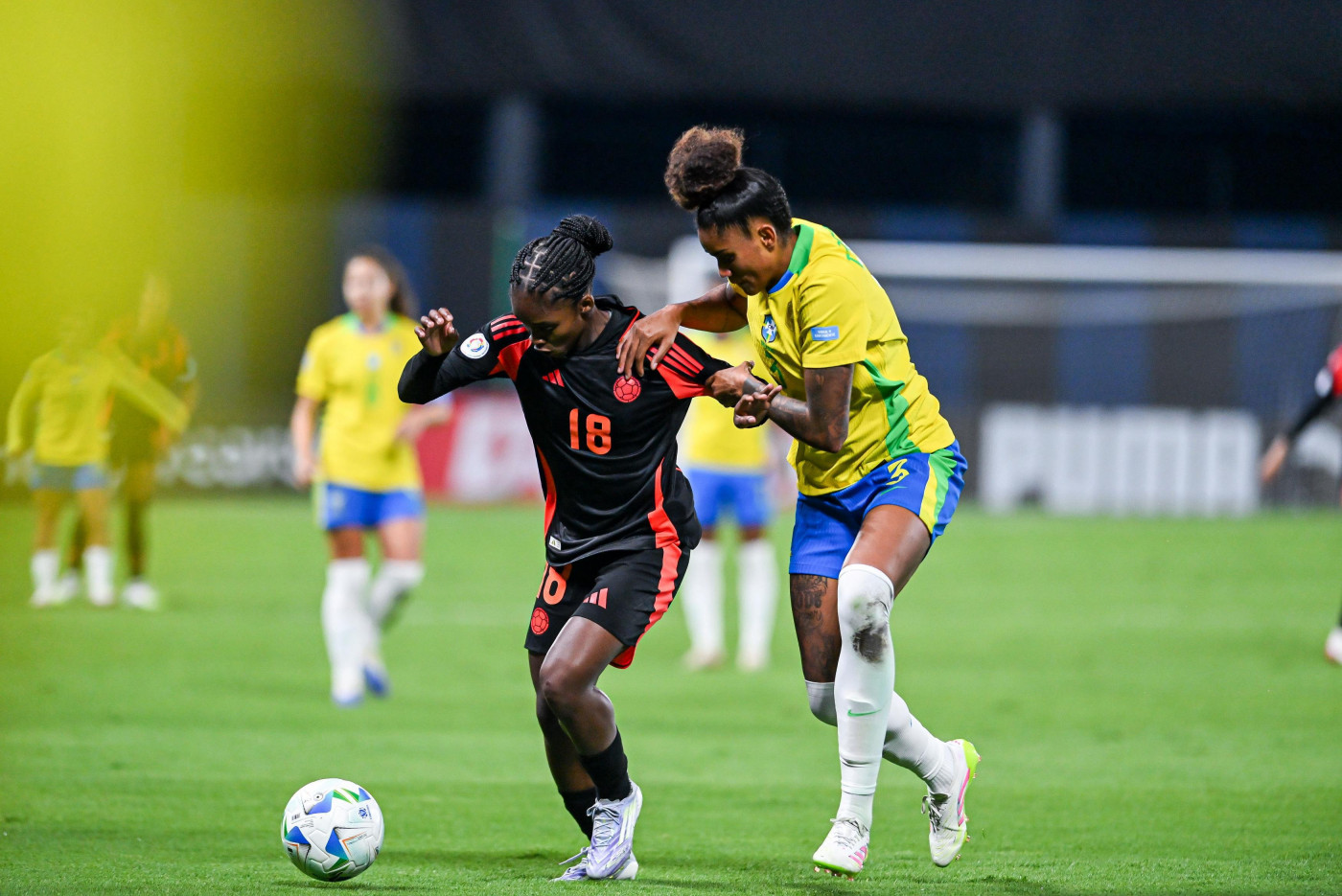 Copa América feminina: Brasil passa sufoco e fica só no empate com a Colômbia