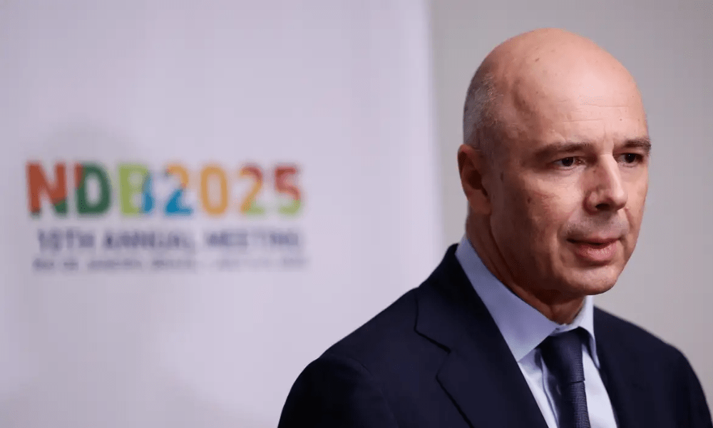 O ministro de finanças da Rússia, Anton Siluanov durante cúpula do Brics no Rio de Janeiro