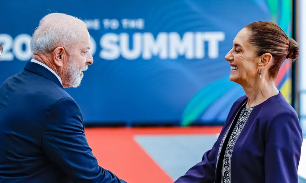 O presidente Luiz Inácio Lula da Silva telefonou para a presidente do México, Claudia Sheinbaum