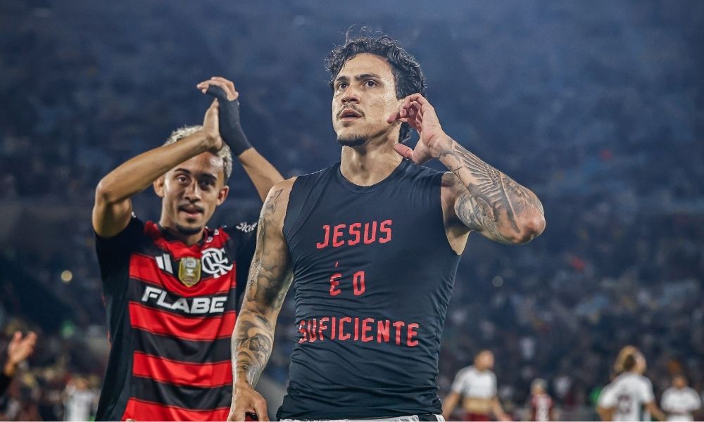 Filipe Luís exalta importância de Pedro no Flamengo: ‘Precisamos muito dele’