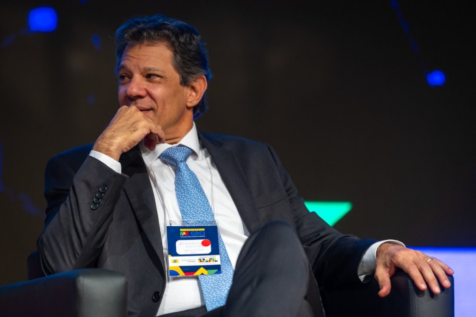 Fernando Haddad durante Seminário FAZ GRCI - Governança, Risco, Controle e Integridade