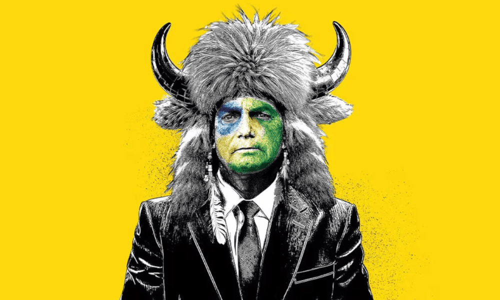 ex-presidente Jair Bolsonaro (PL) está na capa da edição desta semana da revista britânica The Economis
