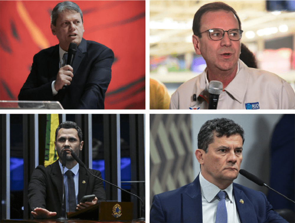 Pesquisa aponta cenários estaduais para 2026 com Tarcísio, Paes, Cleitinho e Moro na dianteira